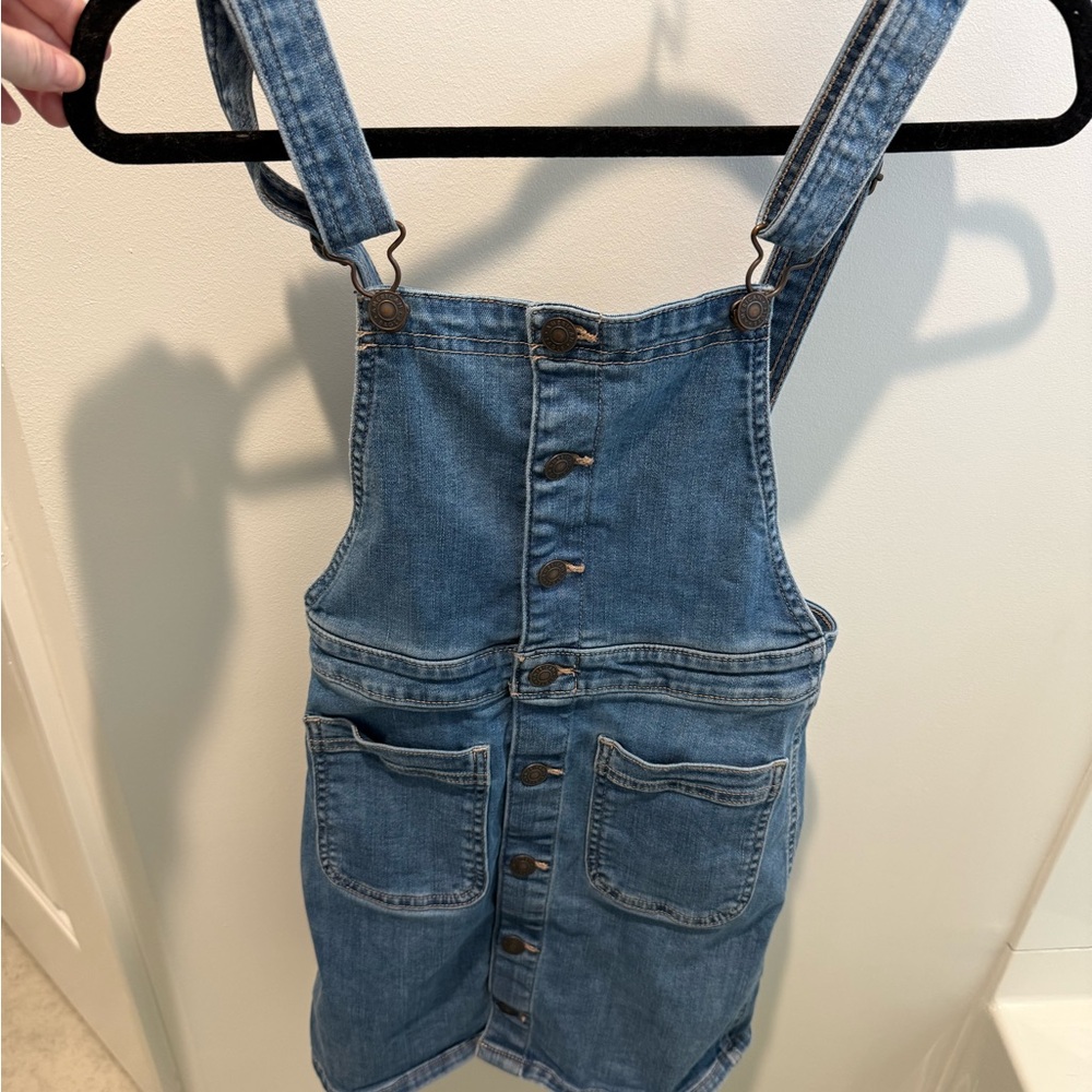Blue Denim Overall Dress